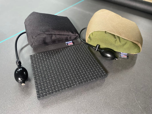 Rubber base to elevate Endgame and Airfoil bags